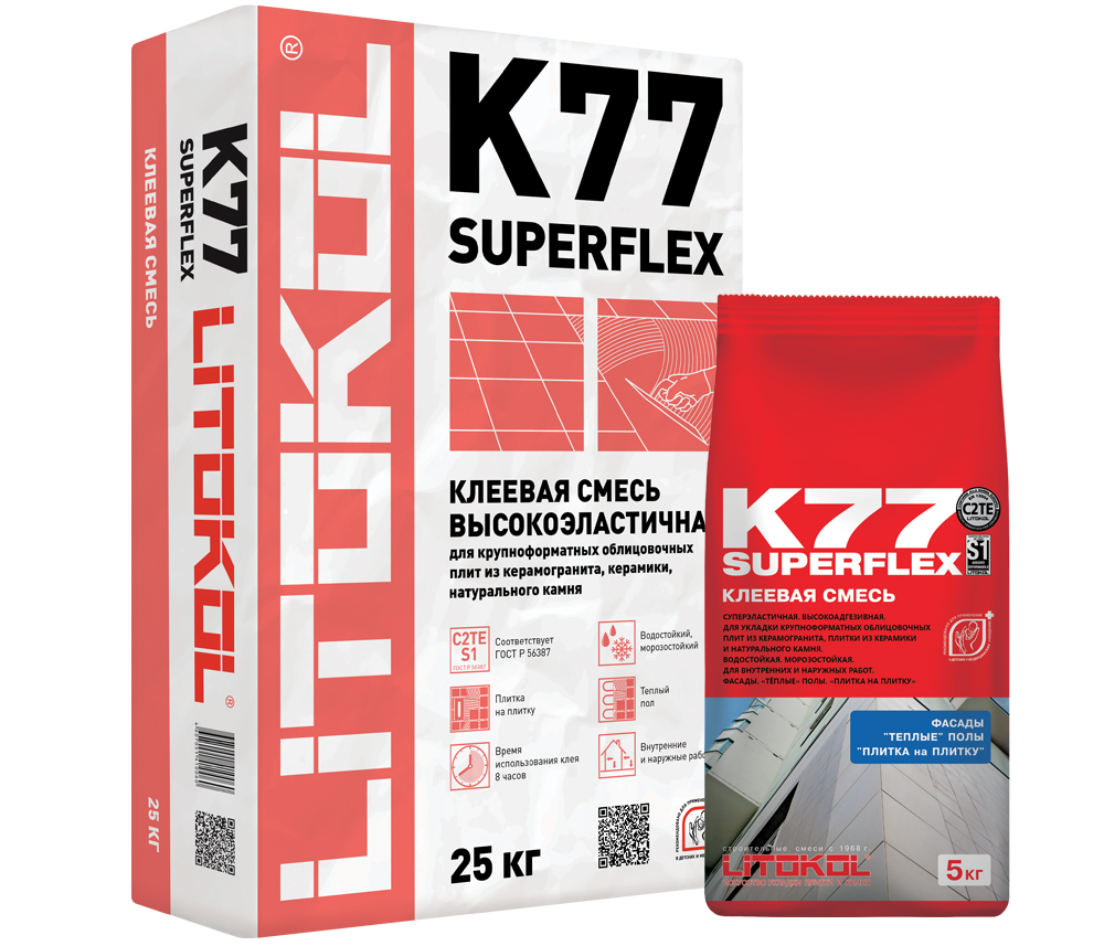 SUPERFLEX K77 серый мешок 5 кг