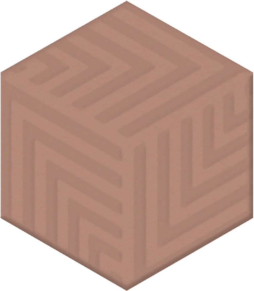 OS/D241/63010 Декор Агуста розовый матовый 6x5,2x0,69