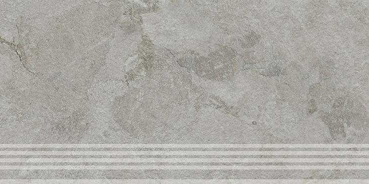 KM6060G1241R8GRF Ступень фронтальная Сплит серый матовый обрезной 30x60x0,8