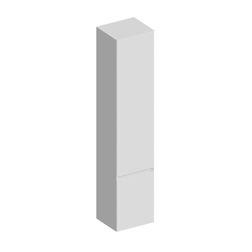CUB.165Lh/WHT.M Пенал Cubo/Кубо подвесной левый 165, белый матовый