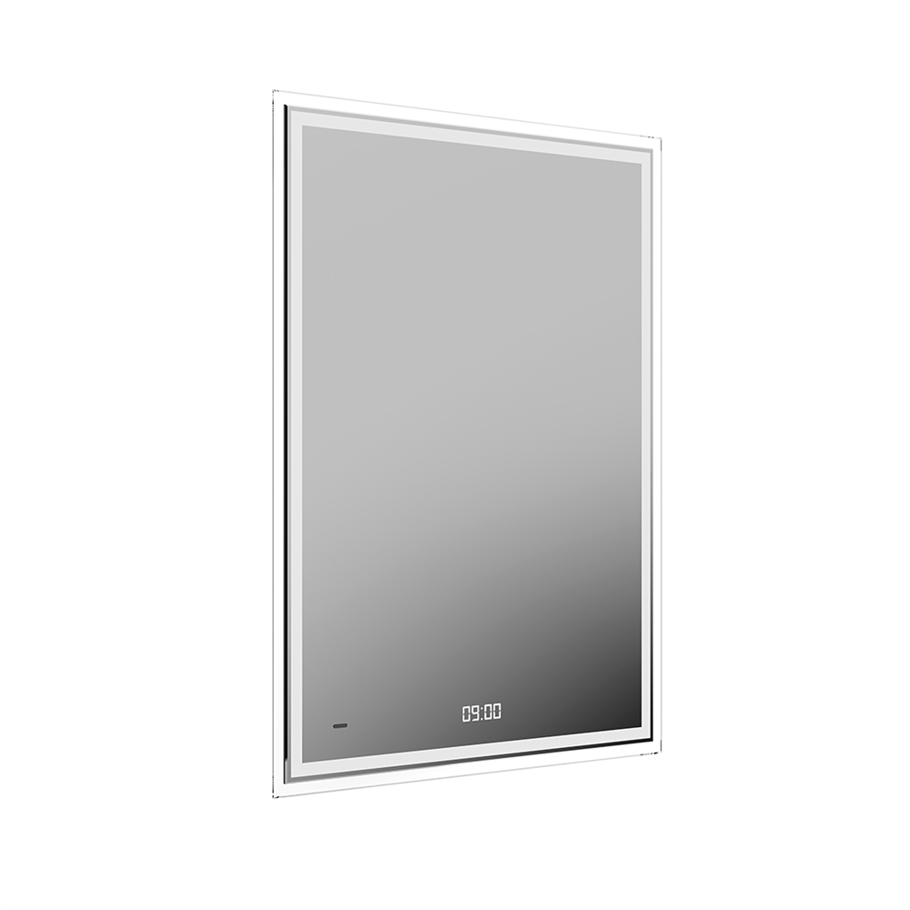 TE.mi.60 Зеркало Tecno/Текно c LED 60 с подсветкой, с функцией антизапотевание, белое глянцевое