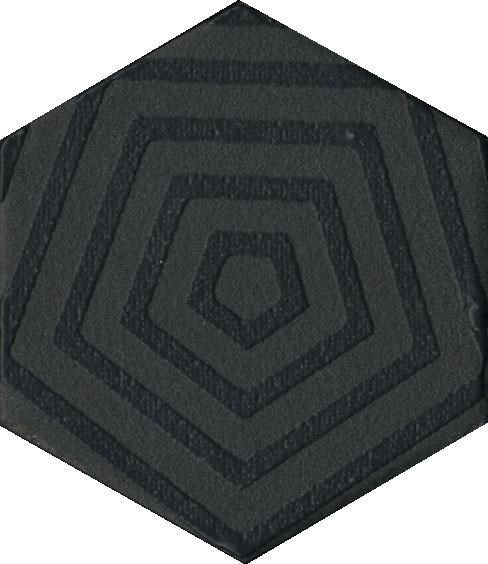 OS/B241/63001 Декор Агуста черный 5,2х6 6x5,2x6,9