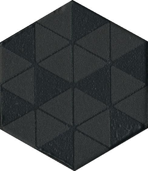 OS/B241/63001 Декор Агуста черный 5,2х6 6x5,2x6,9
