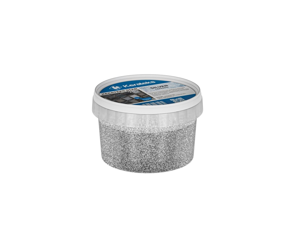 Цветная металлизированная добавка KERATEKS STAR Silver (серебро), 75г