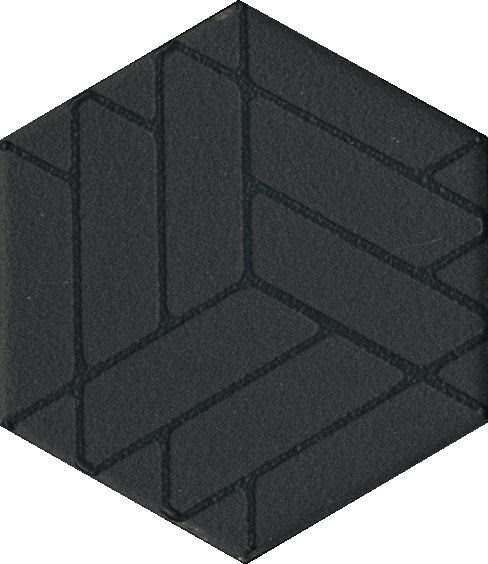 OS/B241/63001 Декор Агуста черный 5,2х6 6x5,2x6,9
