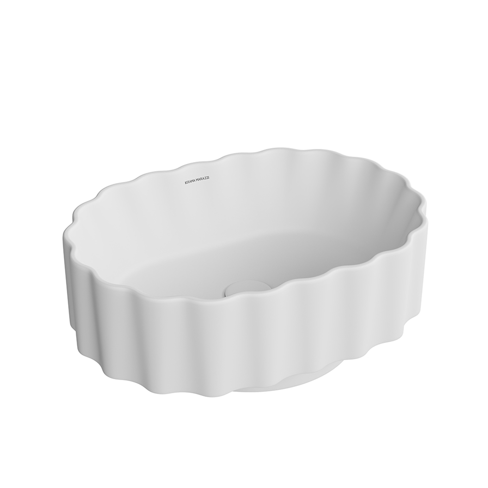 CC.wb.50/WHT.M Раковина ARTBASIN Conchiglia/АртБейзин Конкилья накладная 50, белая матовая