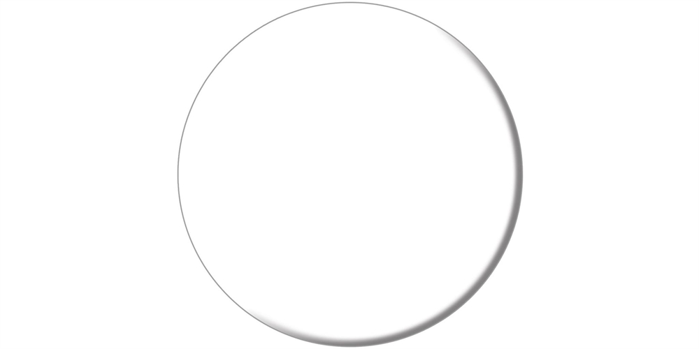 CO4.43/WHT Круглая полка Cono/Коно встраиваемая 43,1, белая глянцевая