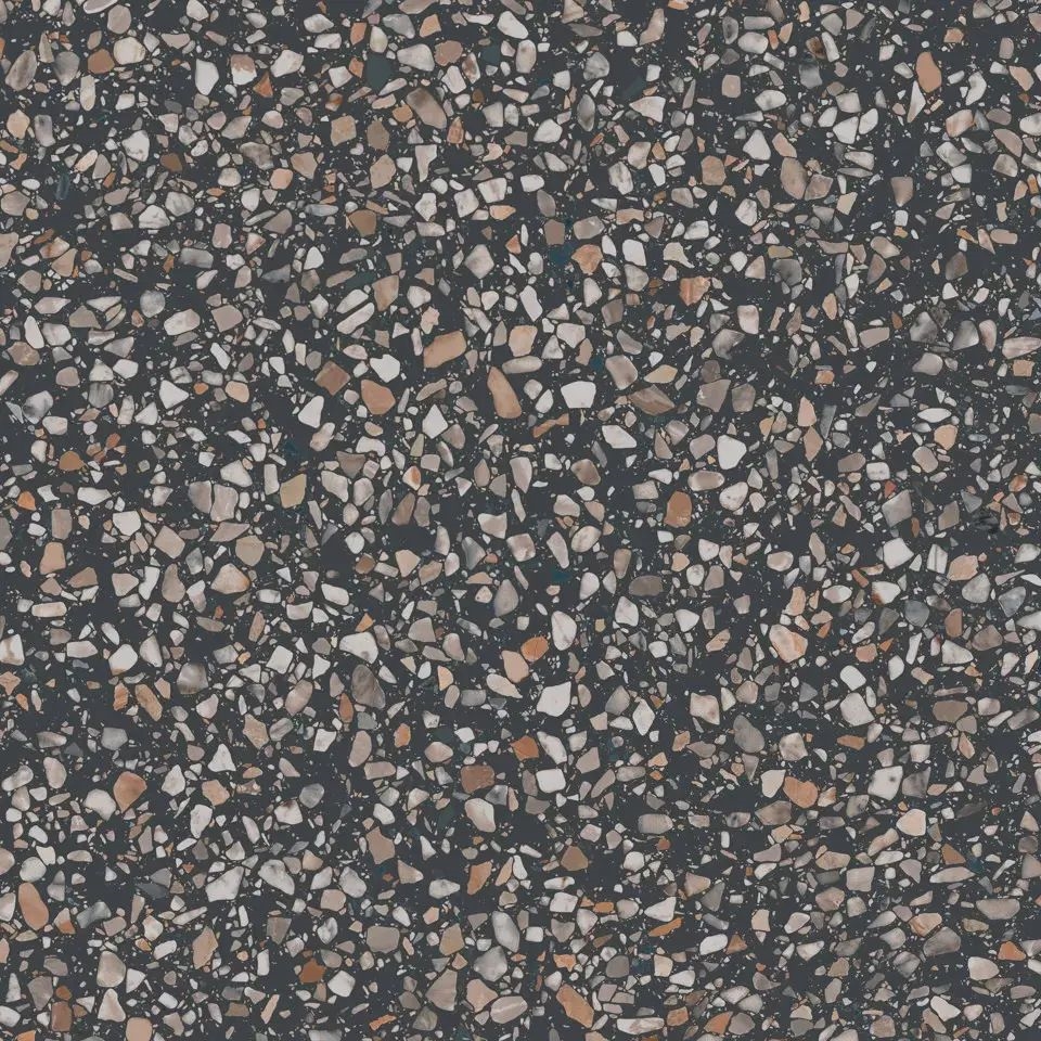 KM6060G0021R Бричиола чёрный матовый обрезной 60x60x0,9