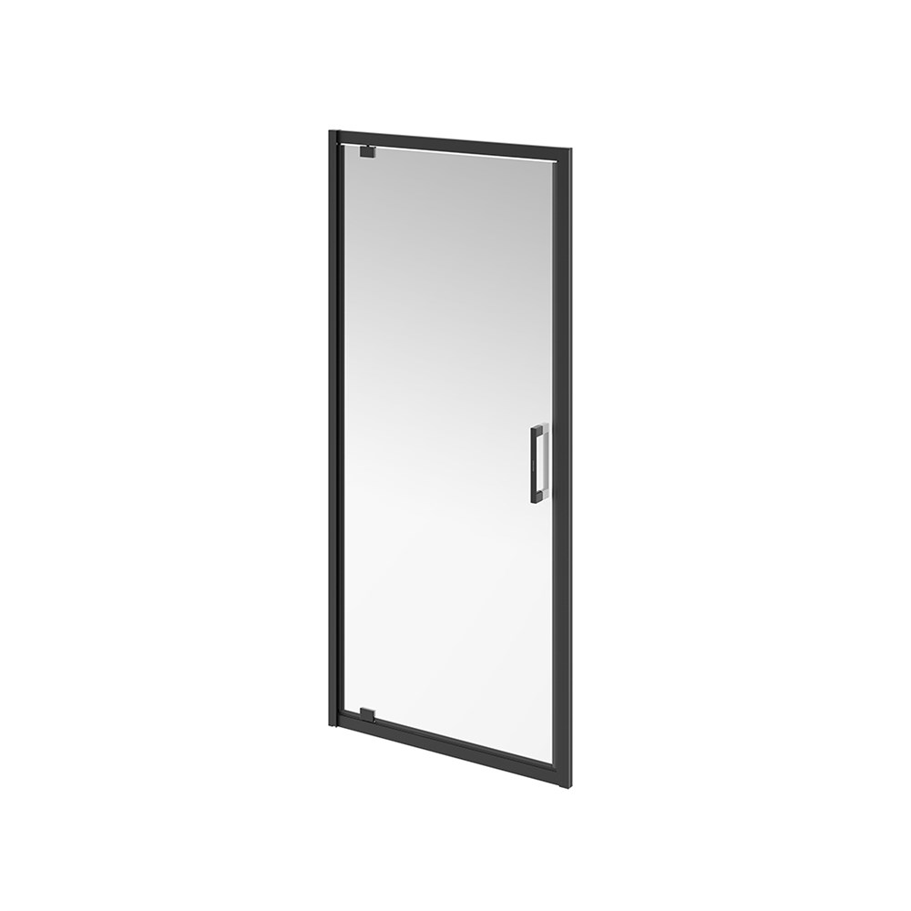 VE.90.PD.BLK.M Душевая дверь Vetro/Ветро, распашная, 90х195, матовый черный