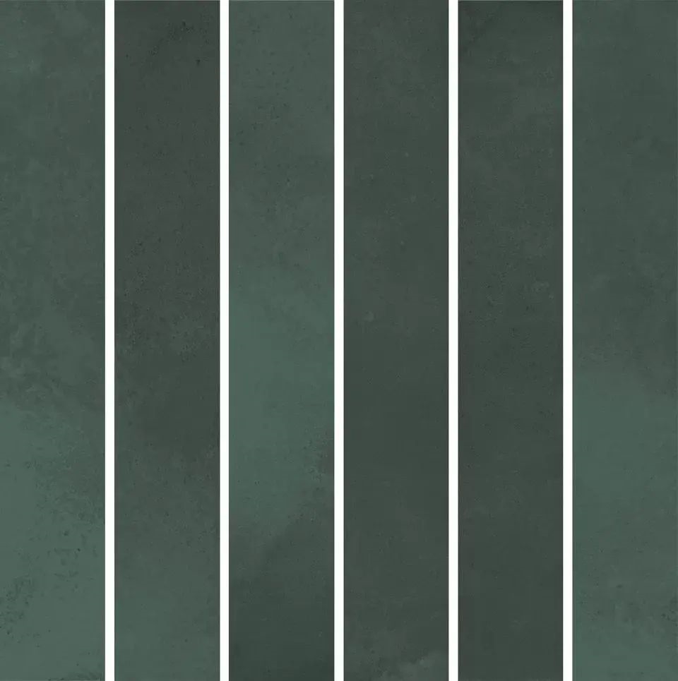 KMD2MSM005BN Декор Фес мозаичный зелёный тёмный глянцевый 15x15x0,77