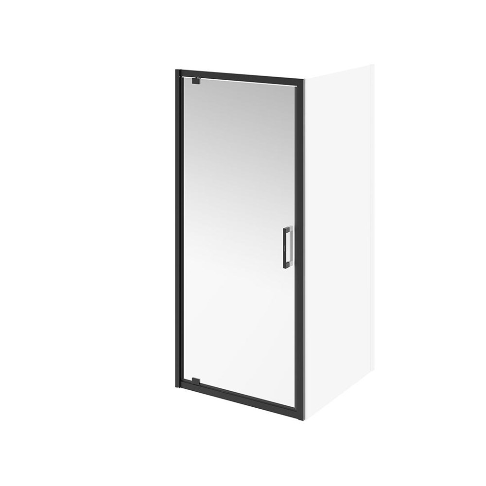VE.90.PD.BLK.M Душевая дверь Vetro/Ветро, распашная, 90х195, матовый черный