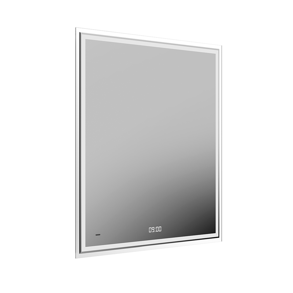 TE.mi.70 Зеркало Tecno/Текно c LED 70 с подсветкой, с функцией антизапотевание, белый глянцевый