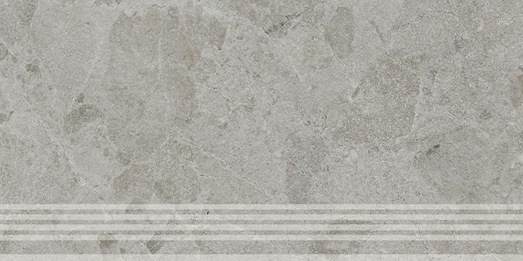KM6060G1241R8GRF Ступень фронтальная Сплит серый матовый обрезной 30x60x0,8