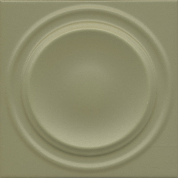OBE005 Декор Аква Альта 2 зелёный матовый структура 20x20x0,95