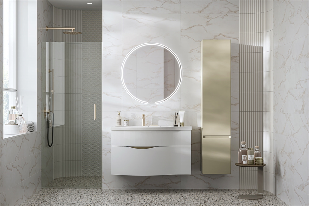 MIO.mi.70D/WHT Зеркало Mio/Мио круглое с диммером 70, белое