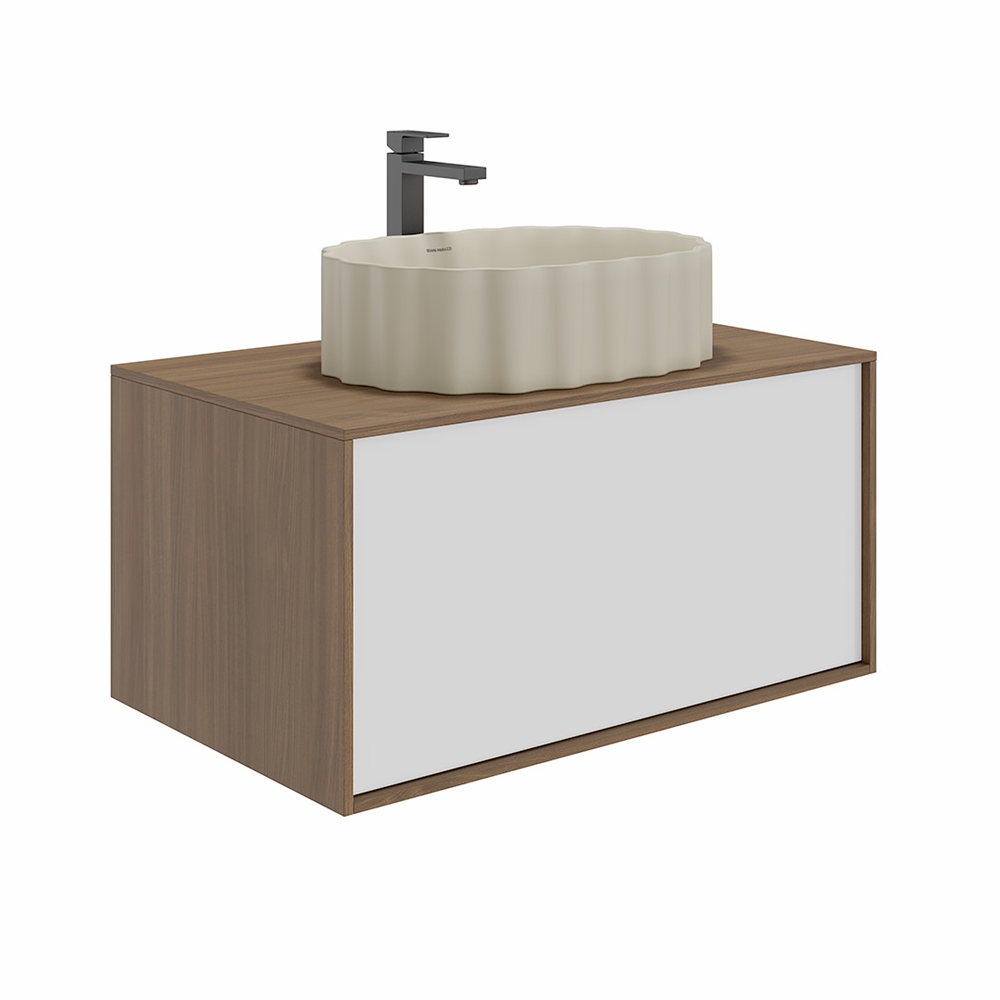 CC.wb.50/SAN Раковина ARTBASIN Conchiglia/АртБейзин Конкилья накладная 50, песочная матовая