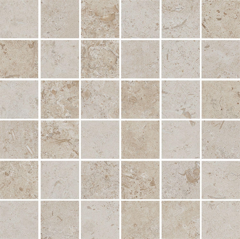 DD205420/MM Декор Про Лаймстоун бежевый темный матовый мозаичный 30x30x0,9