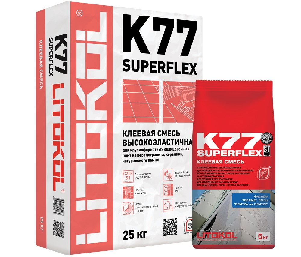 SUPERFLEX K77 серый мешок 25 кг