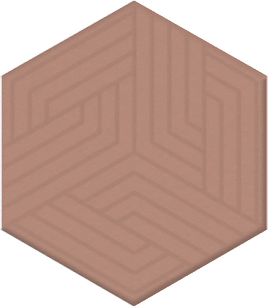 OS/D241/63010 Декор Агуста розовый матовый 6x5,2x0,69