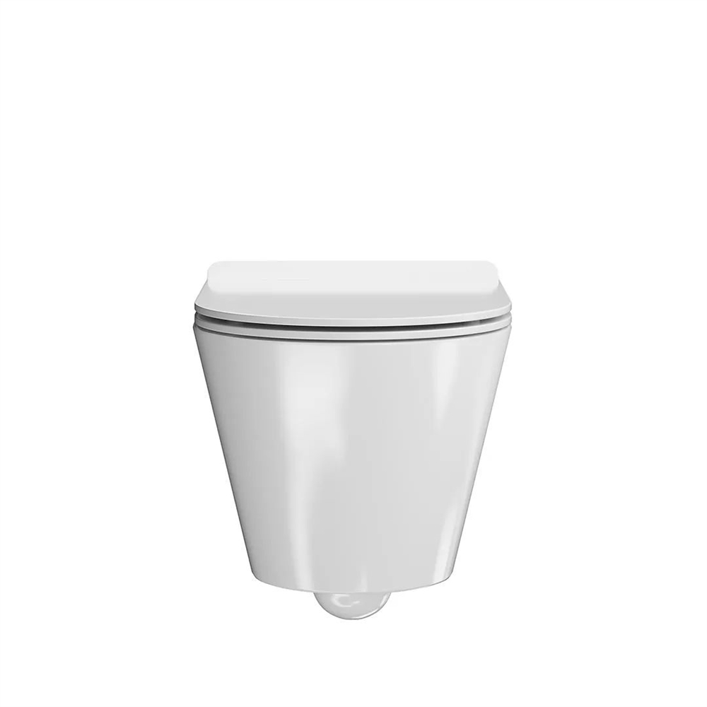 KMPMWc53GWh2 Унитаз Plaza Modern/Плаза Модерн подвесной безободковый, белый глянцевый