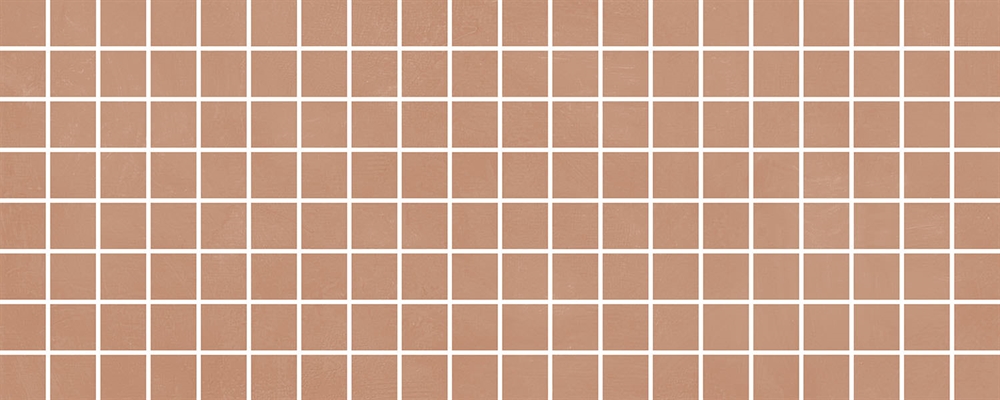 MM7254 Декор Каннареджо мозаичный оранжевый матовый 20x50x0,8