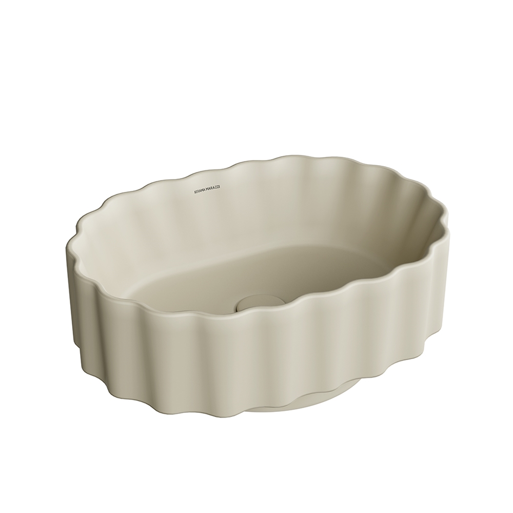 CC.wb.50/SAN Раковина ARTBASIN Conchiglia/АртБейзин Конкилья накладная 50, песочная матовая