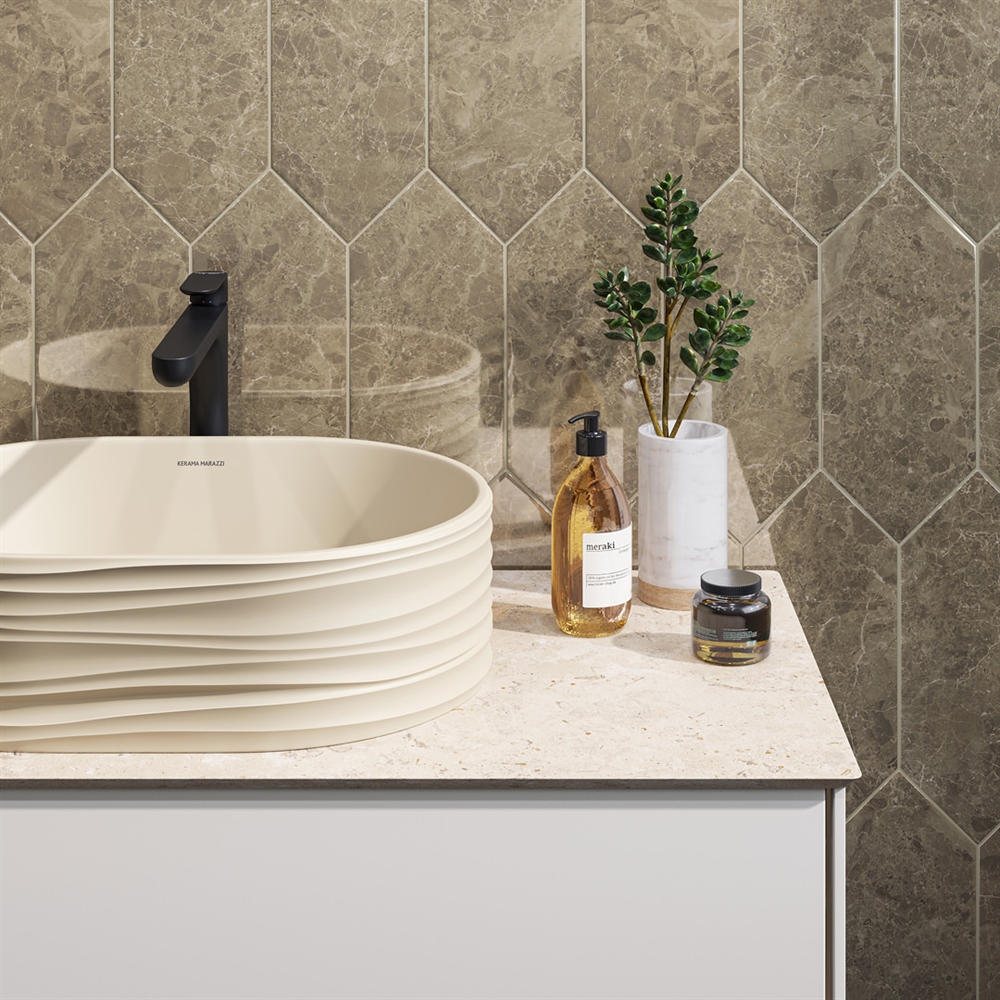 SA.wb.50/SAN Раковина ARTBASIN Sabbia/АртБейзин Саббья накладная 50, песочная матовая
