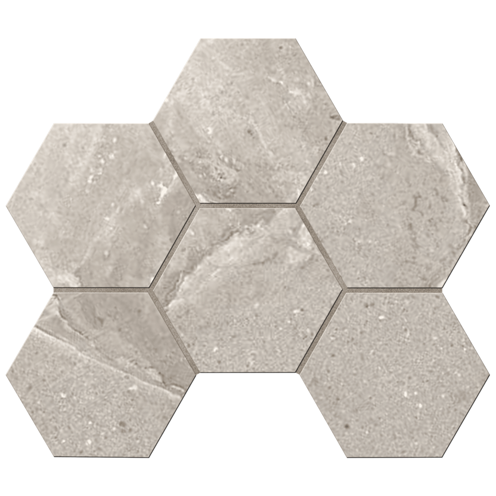 Мозаика KA03 Гексагон 25x28,5 непол.(10 мм)
