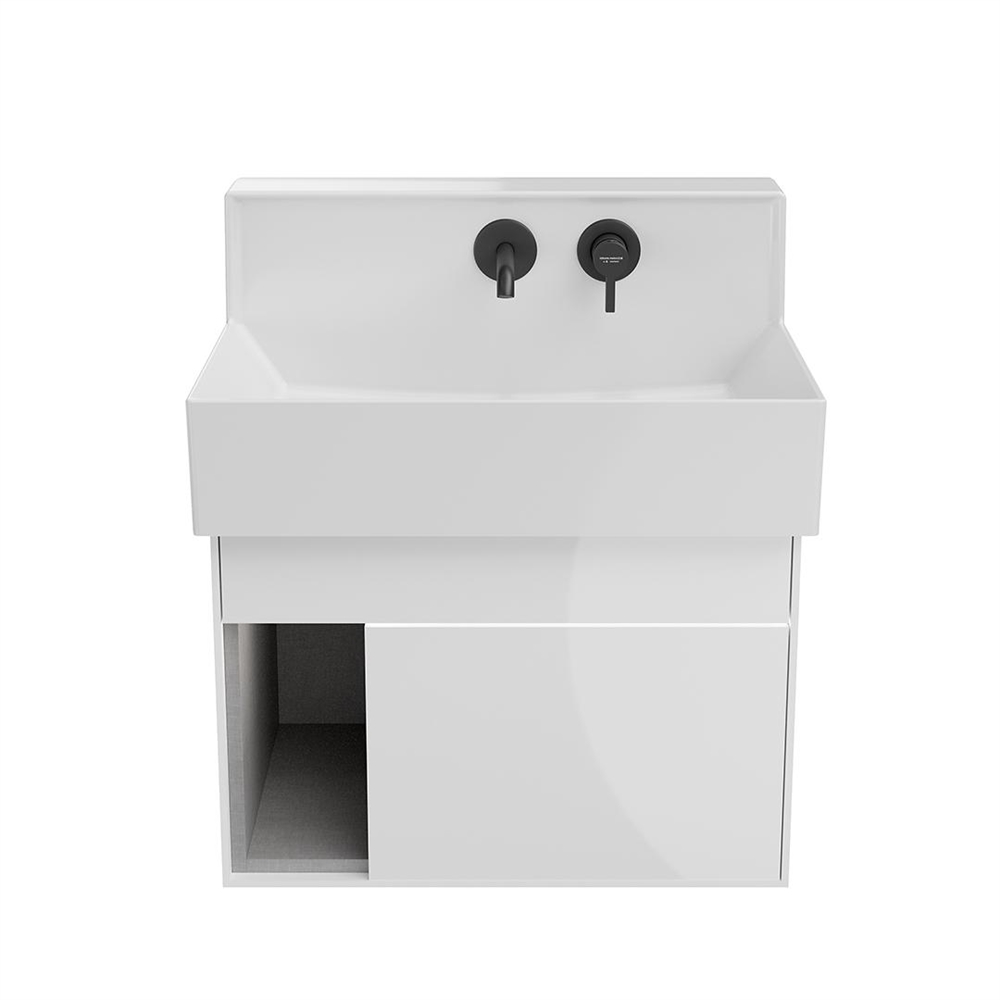 LOG.M.65/WHT Тумба Logica/Лоджика M подвесная 2 выдвижных ящика 65, белоснежный