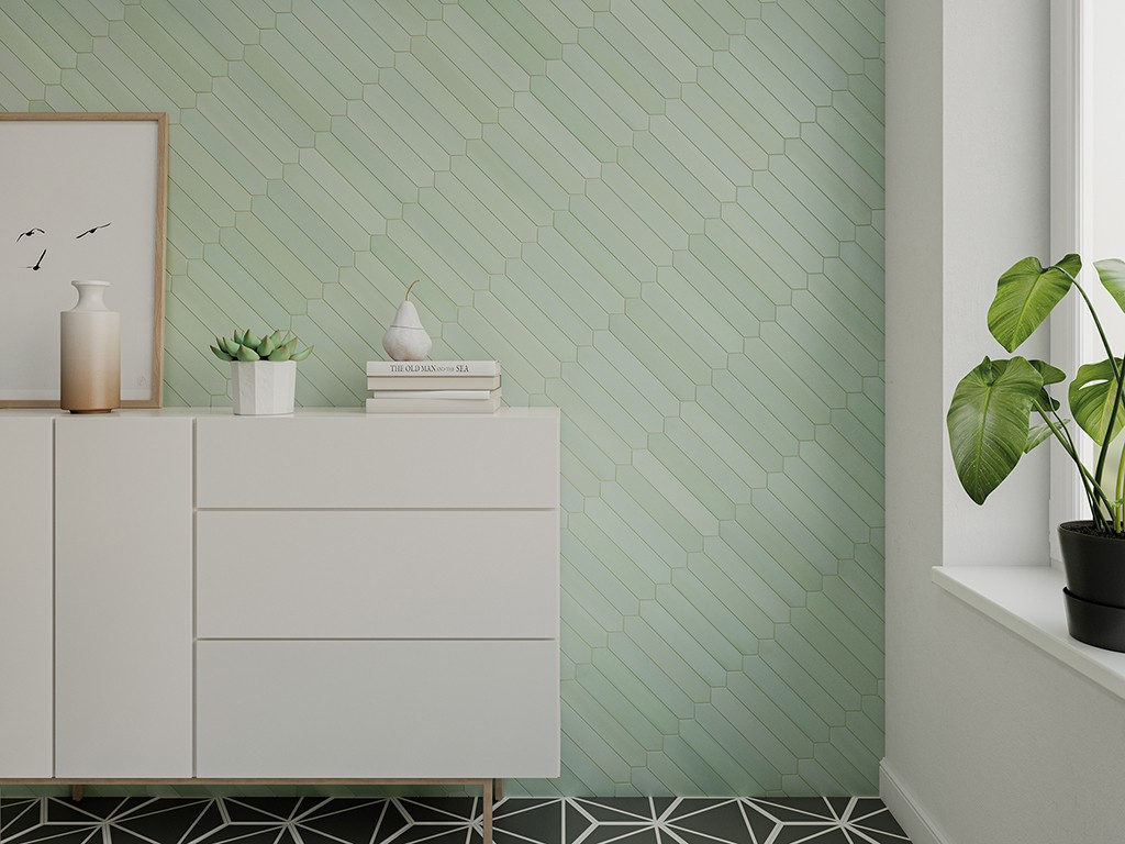 CANDY MINT (128386) 5х20 Глазурованная керамическая плитка