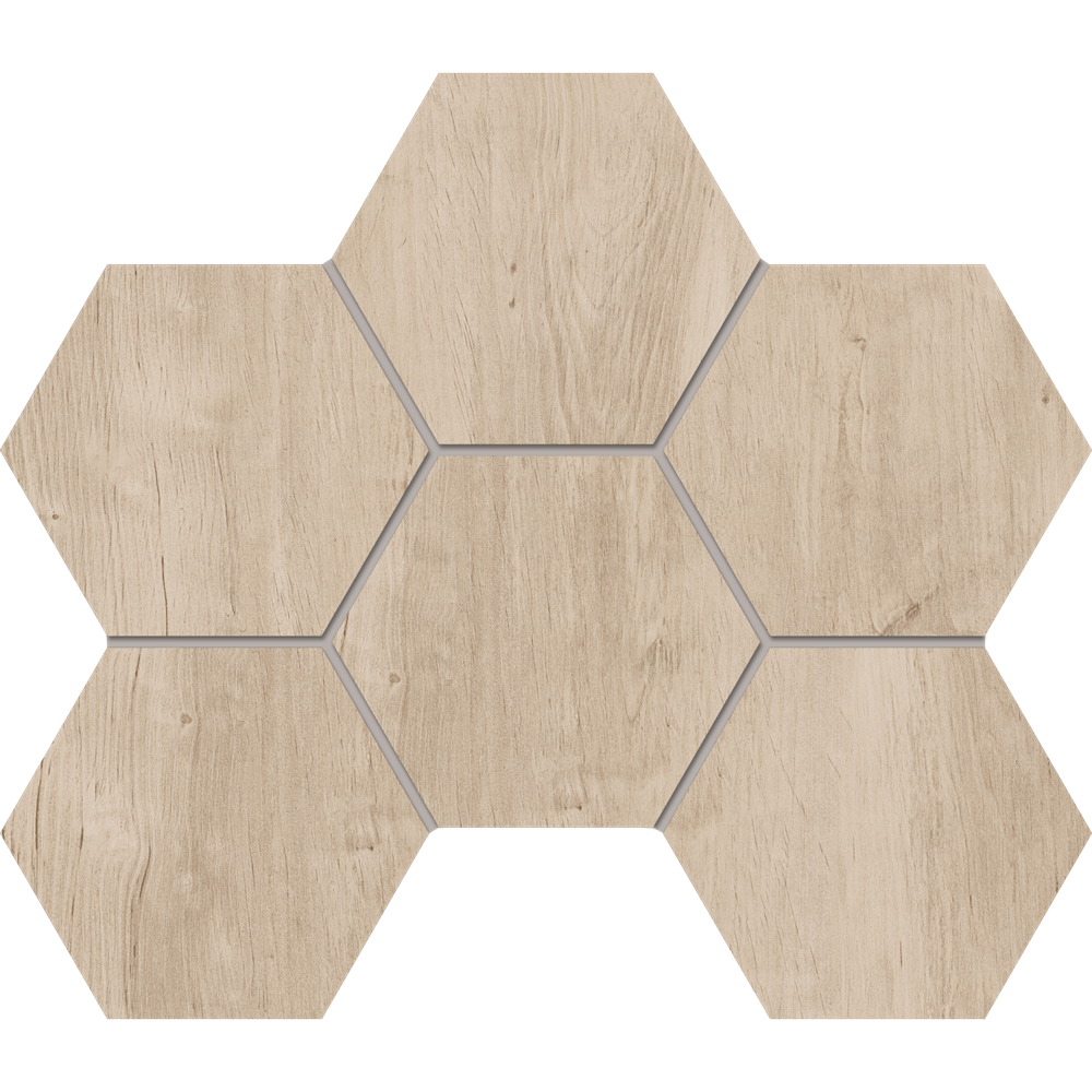 Мозаика SF02 Гексагон 25x28,5 непол.